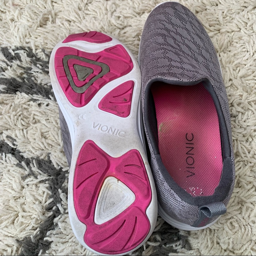 Vionic Agile Hydra Gray Knit Slip-On - image 5